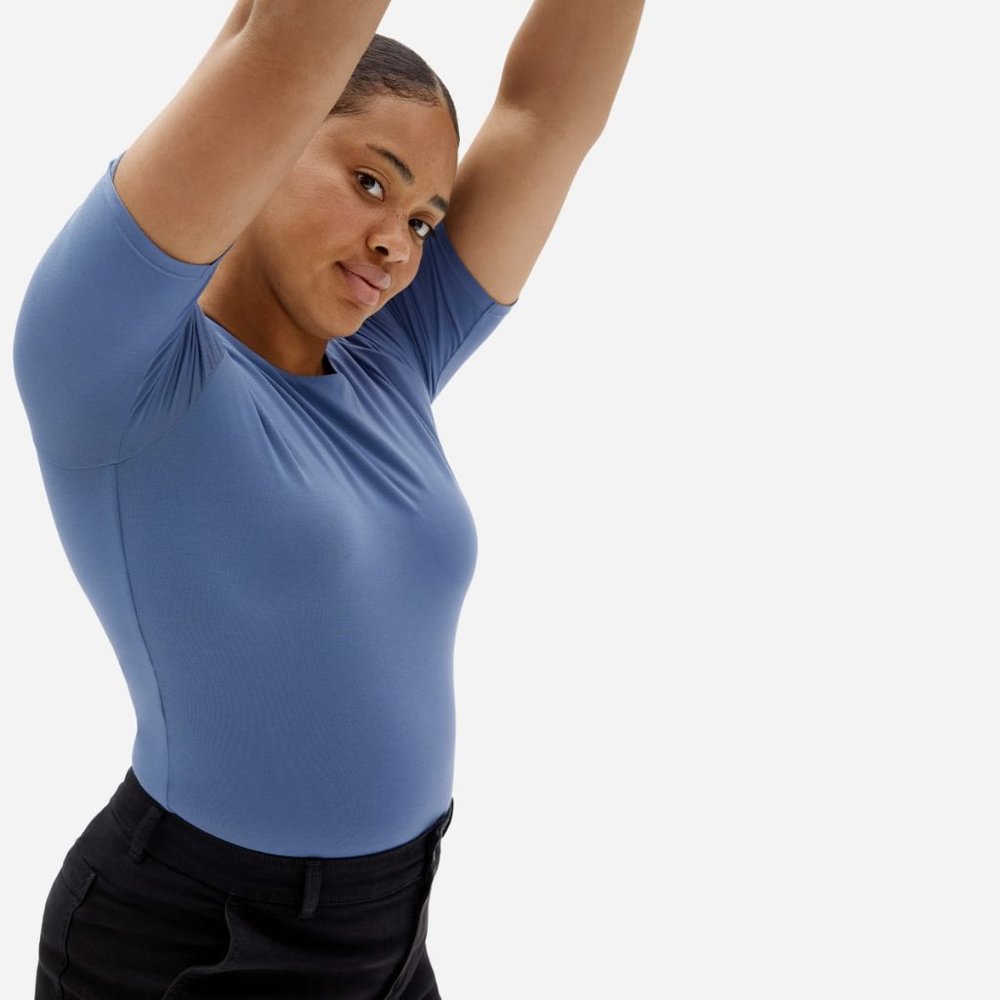 Everlane Short-Sleeve Crew Neck Bodysuit